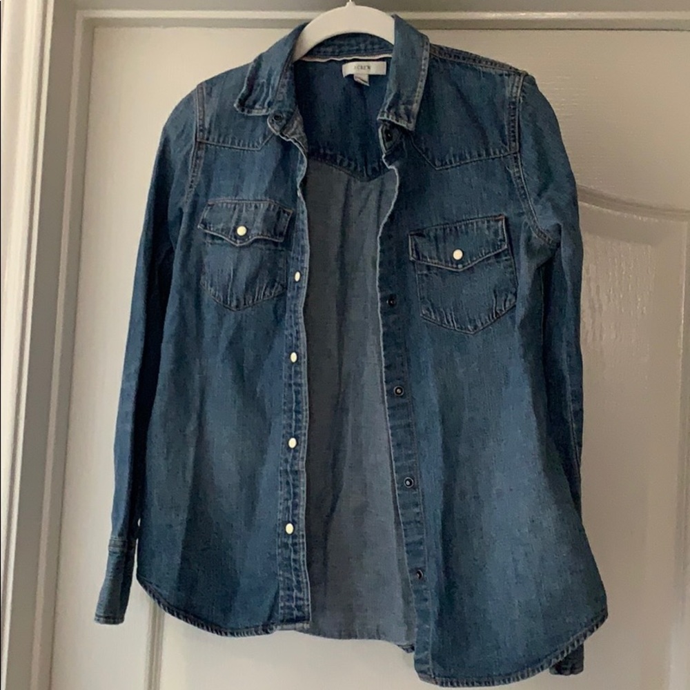 Jcrew denim style shirt
